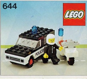 INS644-2-Gb 644 BOUWBESCHRIJVING Police Mobile Patrol MET GAATJES gebruikt *LOC RB