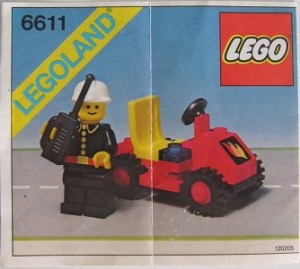 INS6611-G 6611 BOUWBESCHRIJVING- Fire Chief's Car gebruikt *LOC RBL