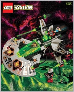INS6915-G 6915 BOUWBESCHRIJVING- Warp Wing Fighter gebruikt *LOC RBS