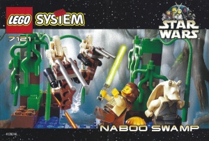 INS7121-G 7121 BOUWBESCHRIJVING- naboo Swamp gebruikt *LOC RBS