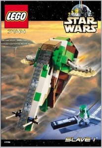 INS7144-G 7144 BOUWBESCHRIJVING- Star Wars- Slave I gebruikt *