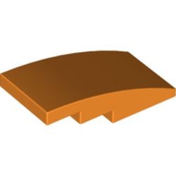 LEGO 93606-4 Dakpan 4x2 gebogen geen noppen oranje NIEUW *1L0006054529