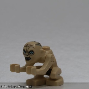 lor031G LOR: Gollum- toegeknepen ogen gebruikt *0M0000