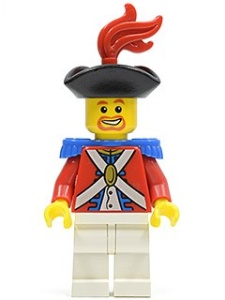 pi089 Imperial Soldier II/ Officier met pluim, bruine baard NIEUW *0M0000