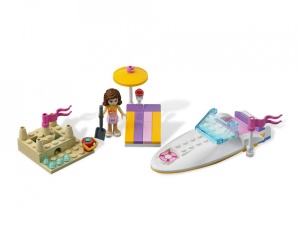 Set 3937-G Olivia's Speedboat gebruikt