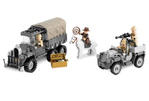 Set 7622 - Indiana Jones: Race of the Stolen Treasure D/H/C 97-100%- gebruikt