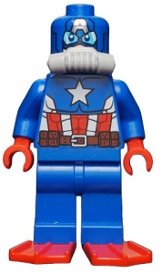 sh214 Scuba Captain America NIEUW *0M0000