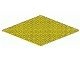 x184-3G Basisplaat 16x18 (geen nopgaten onder) geel gebruikt *3K000