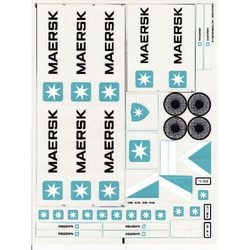 10219stk01 STICKER Maersk trein NIEUW *0S0000