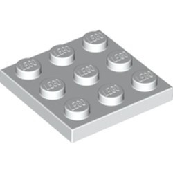 11212-1 Platte plaat 3x3 wit NIEUW *5K0000