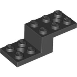 11215-11 Verbindingssteen 5x2x1 1/3 (LAAG Z-element) zwart *5R0000