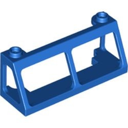 13760-7 Trein, raam cabine 2x6x2 RUIT: 13756 blauw NIEUW *
