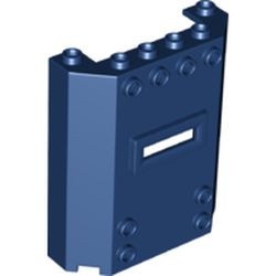 22387-63 Paneel 2x6x6 met raam blauw, donker NIEUW *5D0000