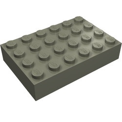 2356-10G Steen 4x6 donker, grijs (klassiek) gebruikt *5K0000