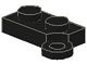 2429-11G Scharnierplaat 1x2 HORIZONTAAL BASIS zwart gebruikt *1L0000