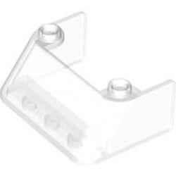 2437-12G Autoruit 3x4x1 1/3 (schuin 45 graden ) (lang zijstuk) transparant gebruikt *