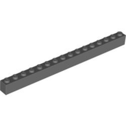 2465-85 Steen 1x16 grijs, donker (blauwachtig) NIEUW *5K0000