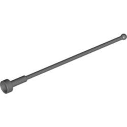 2569-85G Antenne 1x8 noppen hoog grijs, donker (blauwachtig) gebruikt *1L179