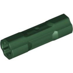 26287-80 Technic, As koppelaar lengte 3 (buis) groen, donker NIEUW *0L0000