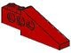 2744-5 Technic vleugel achterkant (lang) rood NIEUW *