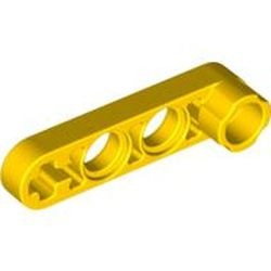 2825-3 Technic, Hefbalk 1x4 dun met nopverbinding geel NIEUW *1D000