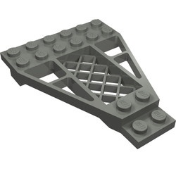 30036-85 Wig, Plaat 8 x 6 x 2/3 met grill grijs, donker (blauwachtig) NIEUW *3R0000