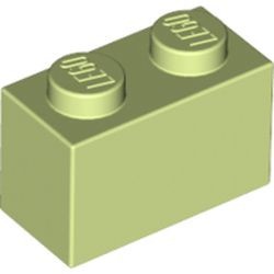 3004-158 Steen 1x2 geelgroen NIEUW *1L005/008
