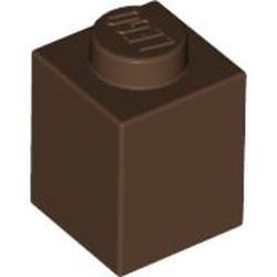 3005-8 Steen 1x1 bruin (klassiek) NIEUW *1L001