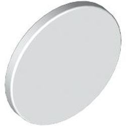 30261-1 Verkeersbord- rond, leeg clip-on (zie paal 30256) wit NIEUW *0L0000