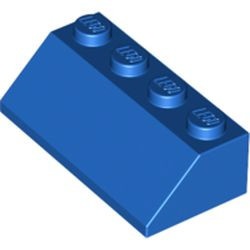 3037-7G Dakpan 45 graden 4x2 blauw gebruikt *1L417