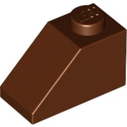 3040-88 Dakpan 45 graden 1x2 bruin, roodachtig NIEUW *1L131/2;3
