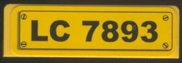30413pb009-3G Paneel 1x4 LC 7893 geel gebruikt *0D0000