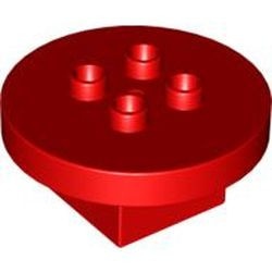 31066-5G DUPLO Ronde tafel 4x4x1.5 (PAKKETPOST) rood gebruikt *