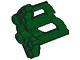 32190-6G Technic, Sierpaneel # 1 Large Short, Large Holes, Side A groen gebruikt *4T066