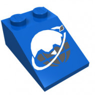 3298p61-7G Dakpan bedrukt 33 3x2 met Ice Planet Logo blauw gebruikt *0K000