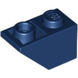 3665-63 Omgekeerde dakpan 45 graden 1x2 blauw, donker NIEUW *1L211