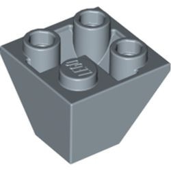 3676-55 Omgekeerde dakpan 45 graden 2x2 hoek blauw, zandkleurig NIEUW *1L000