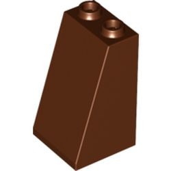 3678b-88G Dakpan 65 graden 2 breed met bodemnop bruin, roodachtig gebruikt *1L000