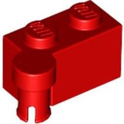 3830-5 Scharniersteen 1x2 (helft, top) rood NIEUW *0D0000