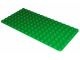 3865-36G Basisplaat 8x16 (geen nopgaten onder) groen, helder gebruikt *3K000