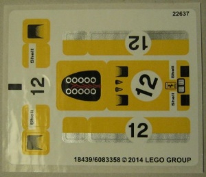 40193stk01 STICKER Ferrari 512 S NIEUW *0S0000