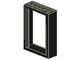 4071-11G Deur 2x6x7 Frame zwart gebruikt *