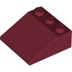 4161-59 Dakpan 33 graden 3x3 rood, donker NIEUW *1L000