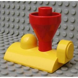 4570c01-3G DUPLO stoomtrein top geel gebruikt *