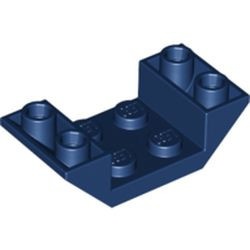 4871-63G Omgekeerde dakpan 45 graden 4x2 dubbel blauw, donker gebruikt *1L000
