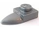 49668-95 Platte plaat 1x1 met tand IN VERLENGDE zilver, mat NIEUW *1L292+3