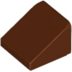 54200-88 Dakpan klein 30 graden 1x1x 2/3 bruin, roodachtig NIEUW *1L187