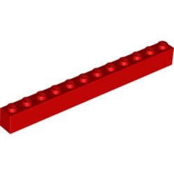 6112-5 Steen 1x12 rood NIEUW *5K0000