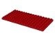 6490-5 DUPLO plaat 8x16 rood gebruikt *