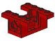6585-5G Technic, Tandwielbox 4x4x1 2/3 (plat) rood gebruikt *0D000